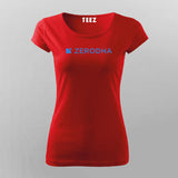 Zerodha Company Logo T-Shirt For Women