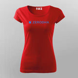 Zerodha Campany Logo T-Shirt For Women