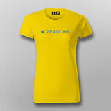 Zerodha Campany Logo T-Shirt For Women Online India 