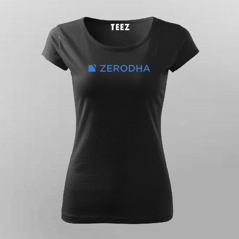 Zerodha Campany Logo T-Shirt For Women