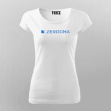 Zerodha Company Logo T-Shirt For Women