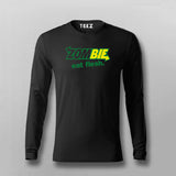 Zombie Eat Flesh Funny T-shirt For Men