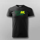 Zombie Eat Flesh Funny T-shirt For Men