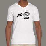 Awara Hoon Men's funny v neck T-shirt online