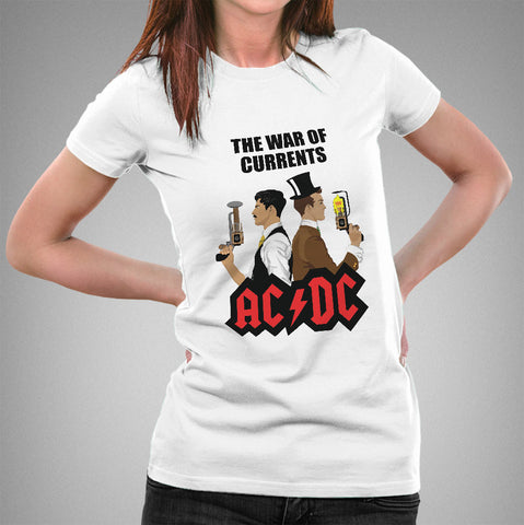 Buy ACDC Tesla Edison Women's T-shirt At Just Rs 349 On Sale! Online India 