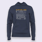 All The Keys I Need Gaming Funny Hoodie For Women