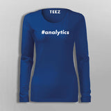 #analytics T-Shirt For Women