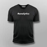 #analytics V Neck T-Shirt For Men India