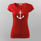 Anchor Logo  T-Shirt For Women
