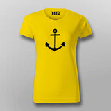 Anchor Logo  T-Shirt For Women