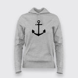Anchor Logo Hoodies For Women Online India