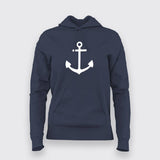 Anchor Logo Hoodies For Women Online India