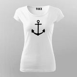 Anchor Logo T-shirt For Women Online Teez
