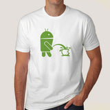 Android peeing on apple tee india