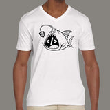 Angular Angler JS Men's v neck  T-shirt online india