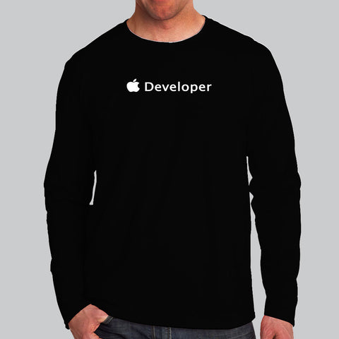 Apple Developer Full Sleeve T-Shirt for Men Online India