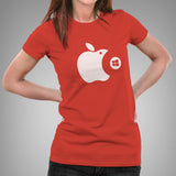 Apple Eating Windows Women's T-shirt