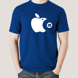 Apple Eating Windows Men's T-shirt