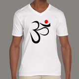 Aum/OM Men's v neck T-shirt online india