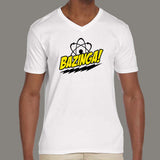 Bazinga Men's  v neck T-shirt online india