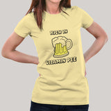 Rich In Vitamin Pee - Women's Beer T-shirt