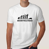 beer evolution alcohol t-shirt men's india 