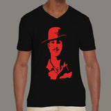 Bhagat Singh The Rebel Men's v neck T-shirt online india