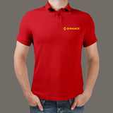 Binance Men's Polo T-Shirt