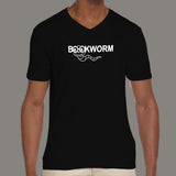 Bookworm Men's   v neck T-shirt online india