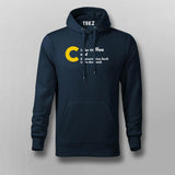 C is for Coffee And Segmentation Fault Hoodies For Men