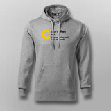 C is for Coffee And Segmentation Fault Hoodies For Men