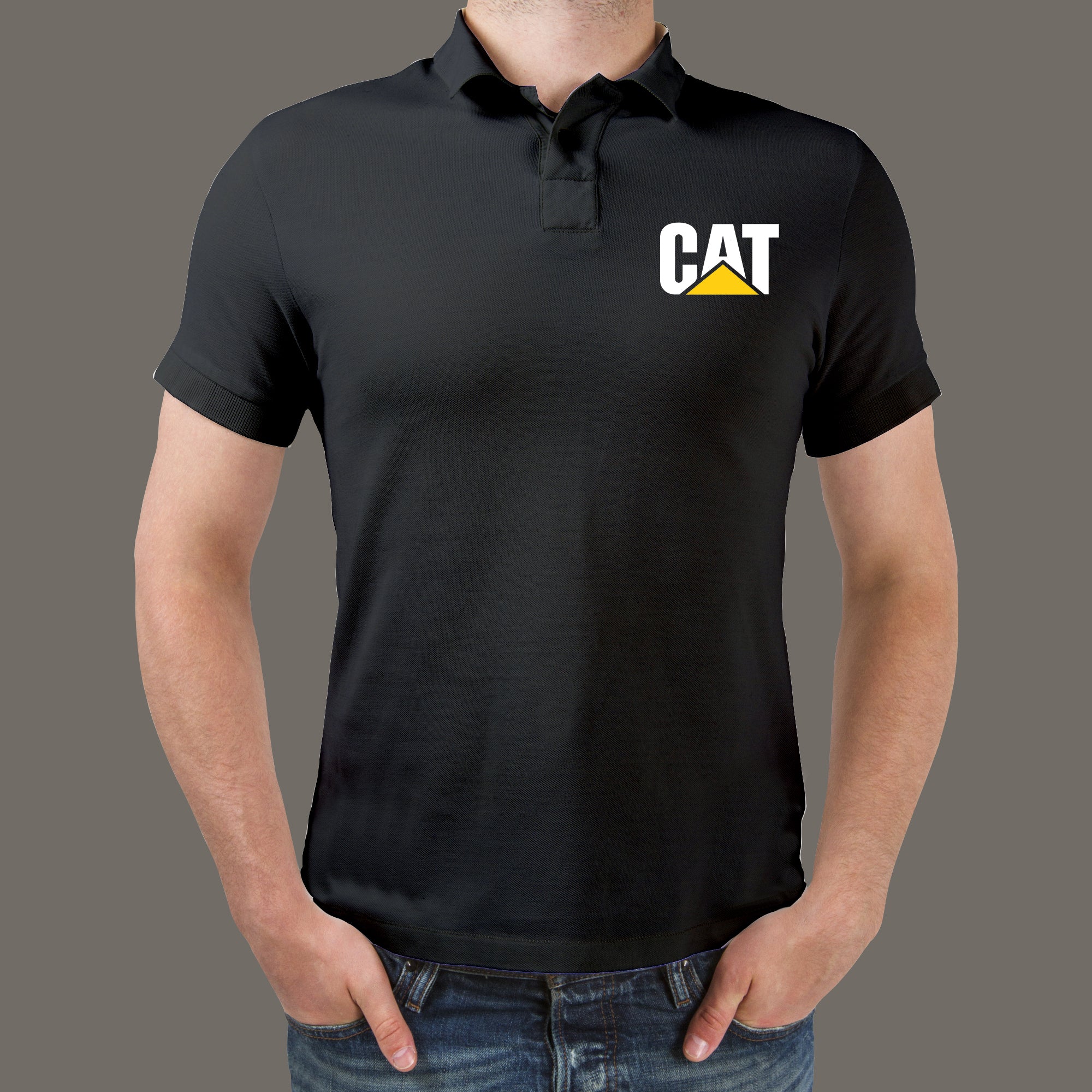 Caterpillar Polo T-shirt, Build Tough For Men - CAT