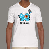 Celfie Selfie Punny Men's funny V Neck T-shirt online india