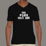 Chal Pubg Khelte Hai Men's Gaming T-shirt