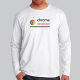 Google Chrome Developer Full Sleeve T-Shirt India