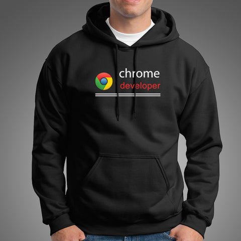 Google Chrome Developer Men’s Profession Hoodies Online India