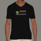 Google Chrome Developer Men’s Profession V Neck T-Shirt India