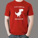 Chrome Dino Game Expert Tee - Master of Offline Adventures