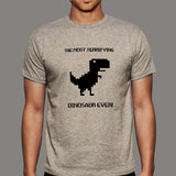 Google Chrome Offline Dinosaur T-Shirts For Men online