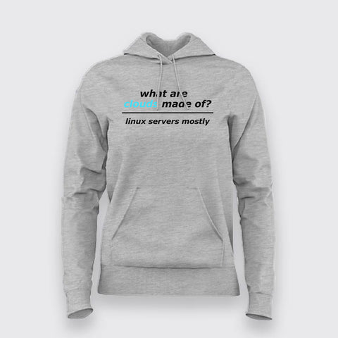 What Are Clouds Made Of? Linux Servers Mostly Funny Hoodies For Women Online India 