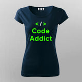Code Addict Coding T-Shirt For Women
