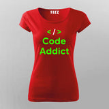 Code Addict Coding T-Shirt For Women