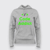 Code Addict Coding Hoodies For Women Online teez 