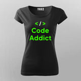 Code Addict Coding T-Shirt For Women Online India 