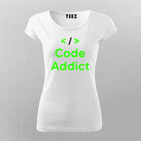 Code Addict Coding T-Shirt For Women