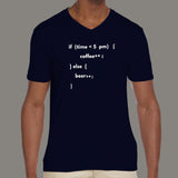  Web Developer V Neck T-Shirt For Men Online India