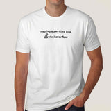 Copying and Pasting from Stack Overflow Men's T shirt