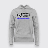 Crap Mathematical Nerd  Hoodie For Women