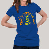 Chennai Super Kings 2018 tshirt women