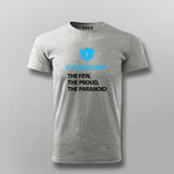 Cyber Security The Few, The Proud, The Paranoid T-shirt For Men